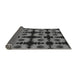 Thickness of Patterned Charcoal Black Rug, pat267gry