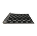 Thickness of Patterned Black Rug, pat2671gry