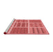 Sideview of Machine Washable Transitional Light Coral Pink Rug, wshpat2682rd