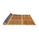 Thickness of Patterned Orange Rug, pat2683org