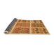 Thickness of Patterned Orange Rug, pat2684org