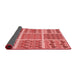 Thickness of Patterned Red Rug, pat2684rd
