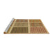 Sideview of Machine Washable Transitional Orange Rug, wshpat2685brn