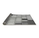 Thickness of Patterned Silver Gray Rug, pat2690gry