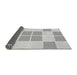 Thickness of Patterned Gunmetal Gray Rug, pat2696gry