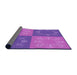 Thickness of Patterned Purple Rug, pat2700pur