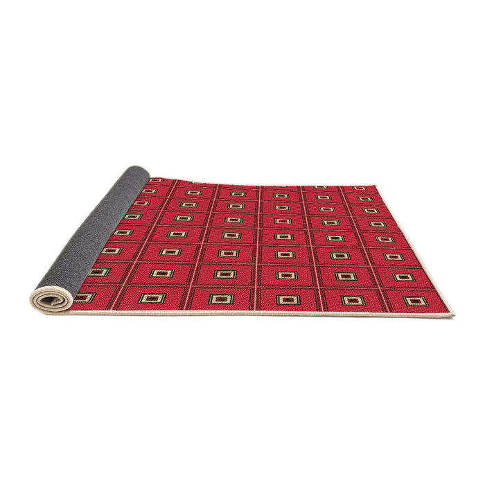 Thickness of Patterned Red Rug, pat2701org