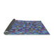 Thickness of Patterned Koi Blue Rug, pat2705lblu