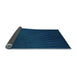 Thickness of Patterned Blue Rug, pat2709lblu