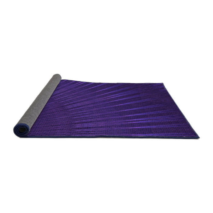 Thickness of Patterned Amethyst Purple Rug, pat2709pur