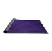 Thickness of Patterned Amethyst Purple Rug, pat2709pur