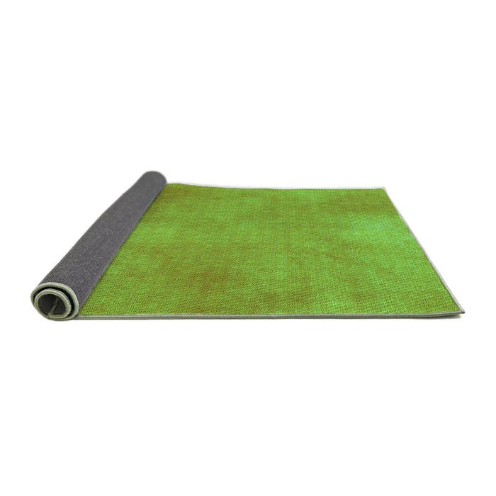 Thickness of Patterned Green Rug, pat271grn