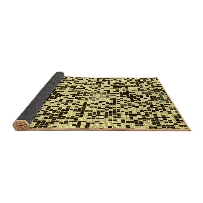 Thickness of Patterned Milk Chocolate Brown Rug, pat2714yw