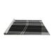 Sideview of Machine Washable Transitional Gray Rug, wshpat2717gry