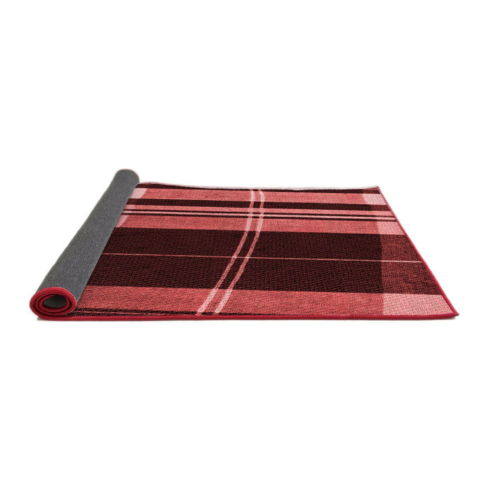 Thickness of Patterned Red Rug, pat2717rd