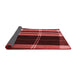 Thickness of Patterned Red Rug, pat2717rd