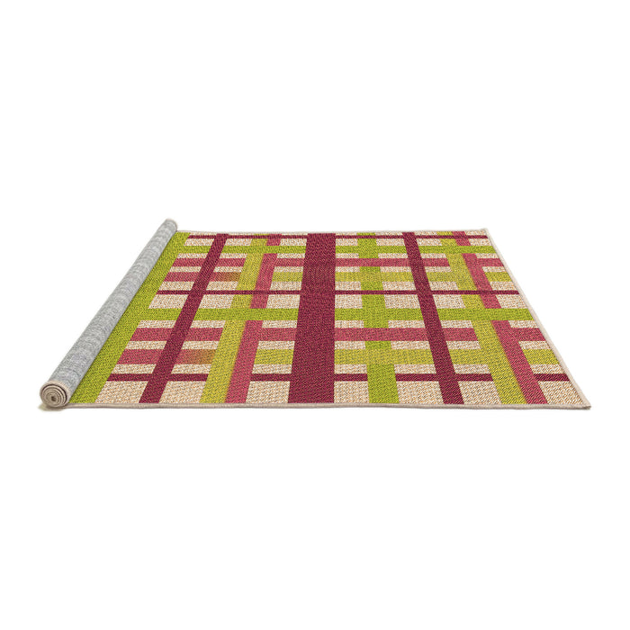 Sideview of Machine Washable Transitional Red Rug, wshpat2720org
