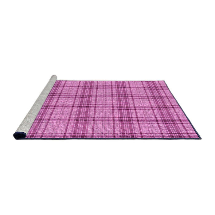 Sideview of Machine Washable Transitional Violet Purple Rug, wshpat2721pur