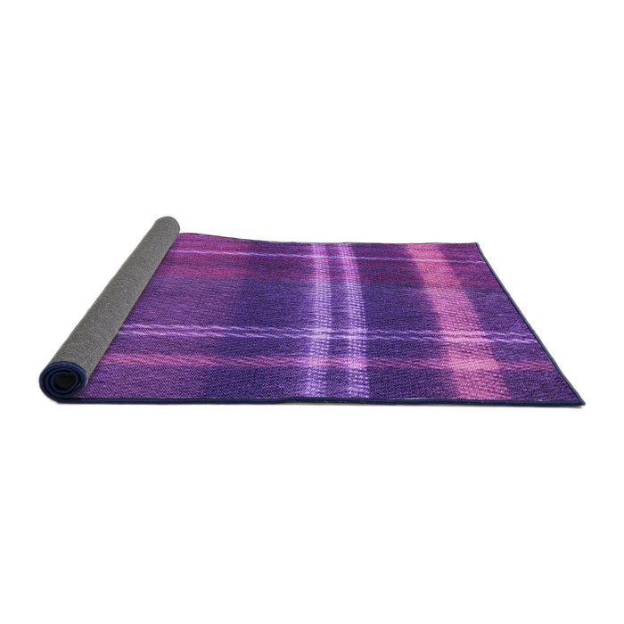 Thickness of Patterned Crimson Purple Rug, pat2723pur