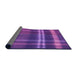 Thickness of Patterned Crimson Purple Rug, pat2723pur