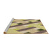 Sideview of Machine Washable Transitional Brown Rug, wshpat2724brn