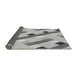 Thickness of Patterned Platinum Silver Gray Rug, pat2724gry