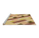 Sideview of Machine Washable Transitional Red Rug, wshpat2724org