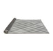 Thickness of Patterned Platinum Silver Gray Rug, pat2725gry