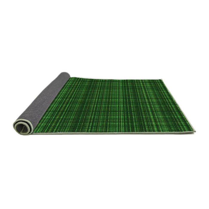 Thickness of Patterned Green Rug, pat2726grn