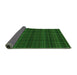 Thickness of Patterned Green Rug, pat2726grn