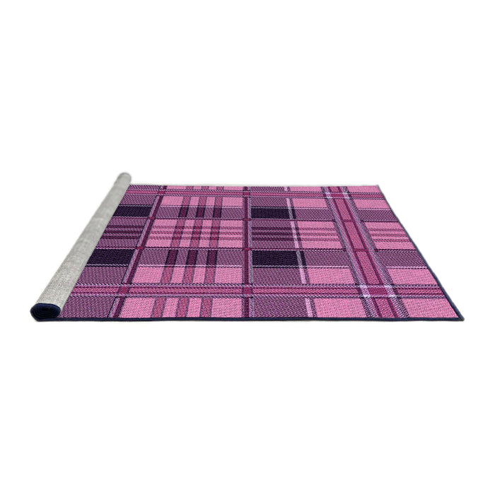 Sideview of Machine Washable Transitional Violet Purple Rug, wshpat2727pur