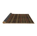 Thickness of Patterned Light Brown Rug, pat2728brn