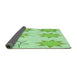 Thickness of Patterned Light Green Rug, pat273grn