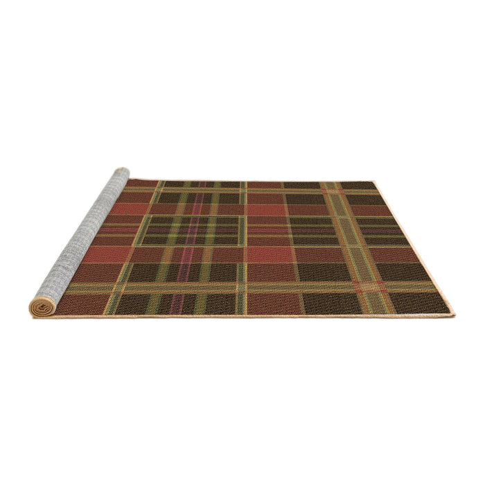 Sideview of Machine Washable Transitional Light Brown Rug, wshpat2730brn