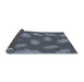 Thickness of Patterned Koi Blue Rug, pat2733lblu