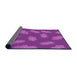 Thickness of Patterned Crimson Purple Rug, pat2733pur