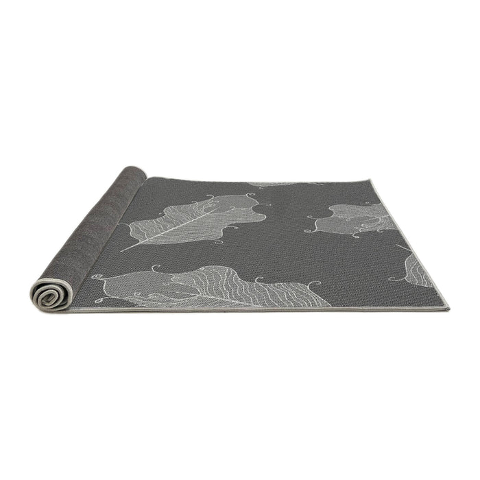 Thickness of Patterned Gray Rug, pat2735gry