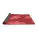 Thickness of Patterned Red Rug, pat2735rd