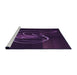 Sideview of Machine Washable Transitional Purple Rug, wshpat2739pur