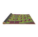 Thickness of Patterned Pistachio Green Rug, pat274brn