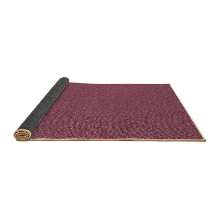 Thickness of Patterned Red Rug, pat2745brn