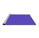 Sideview of Machine Washable Transitional Purple Rug, wshpat2745pur