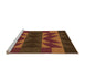 Sideview of Machine Washable Transitional Sedona Brown Rug, wshpat275org