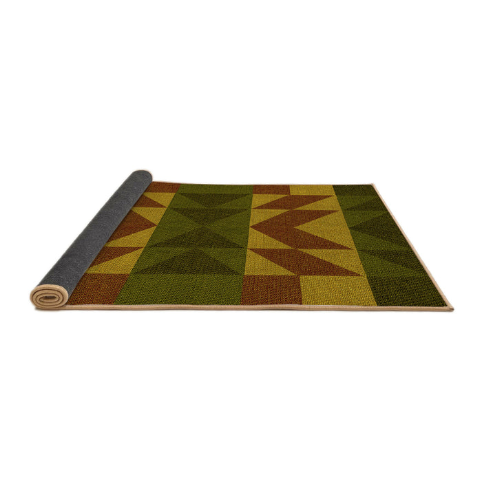 Thickness of Patterned Red Rug, pat275yw