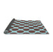 Thickness of Patterned Blue Rug, pat2751lblu