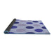 Thickness of Patterned Periwinkle Purple Rug, pat2753blu