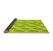 Thickness of Patterned Pistachio Green Rug, pat2754yw