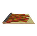 Thickness of Patterned Red Rug, pat2759yw