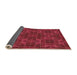 Thickness of Patterned Red Rug, pat2760org