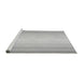 Sideview of Machine Washable Transitional Dark Gray Rug, wshpat2762gry